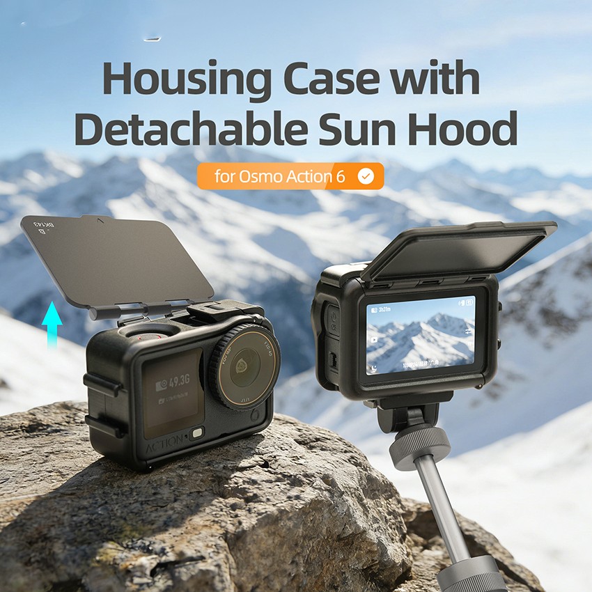 Rabbit Cage Frame Removable Light Shield Protective Panel for Osmo Action 6