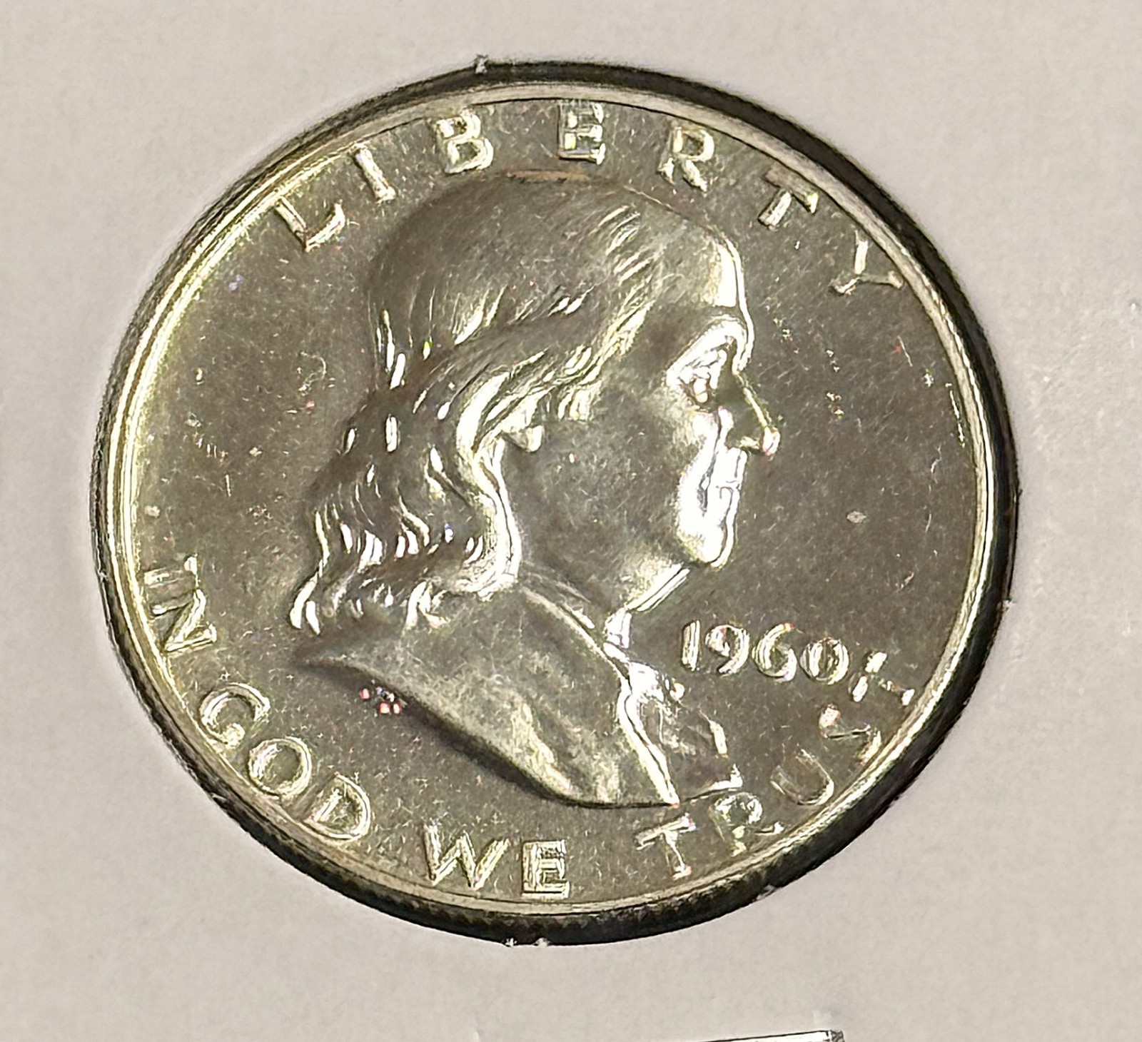 1960 Franklin Half Dollar, Choice Proof. (21782)