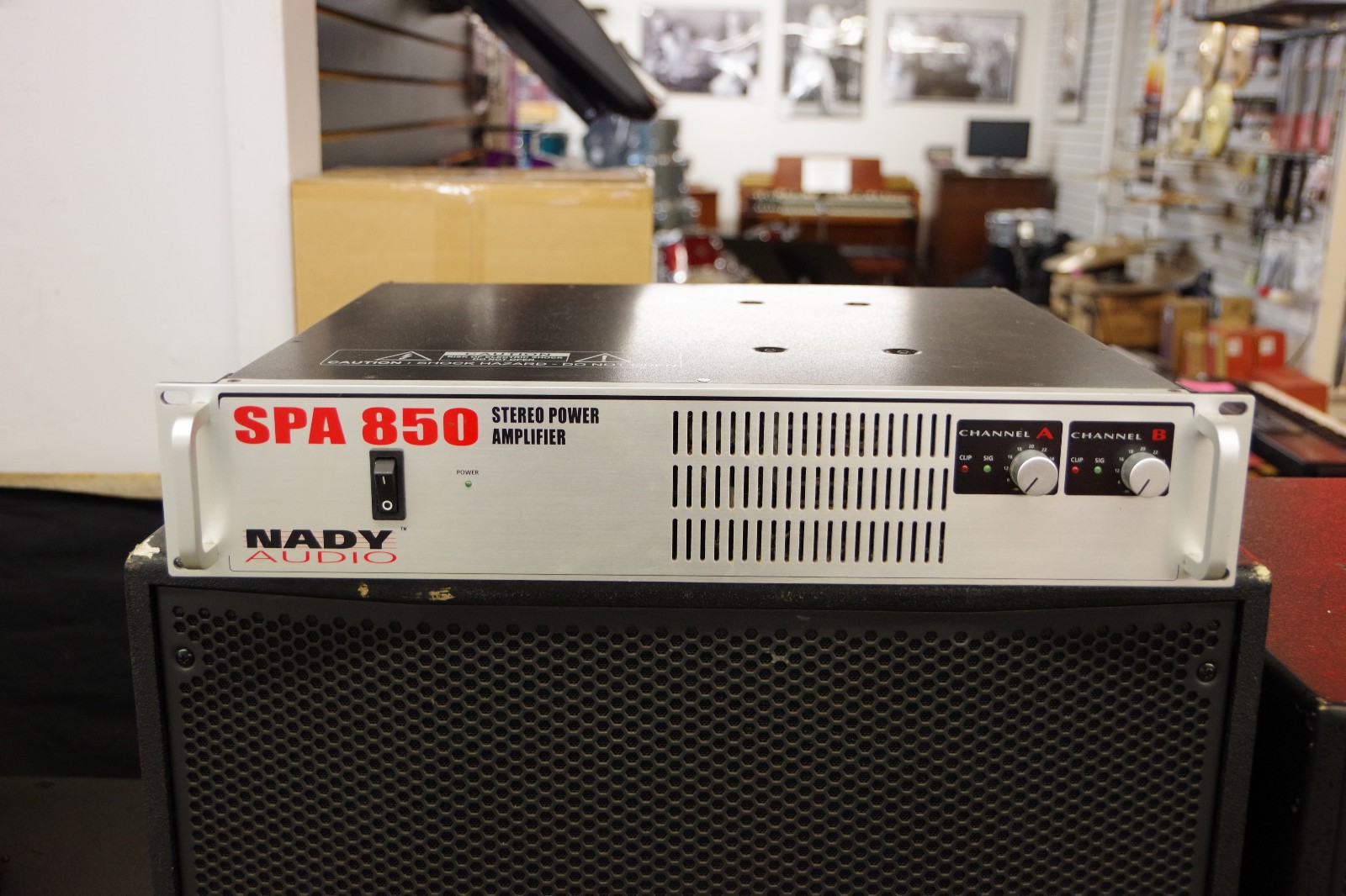 Nady Audio SPA-850 700W Stereo Power Amp Amplifier (TESTED WORKS)