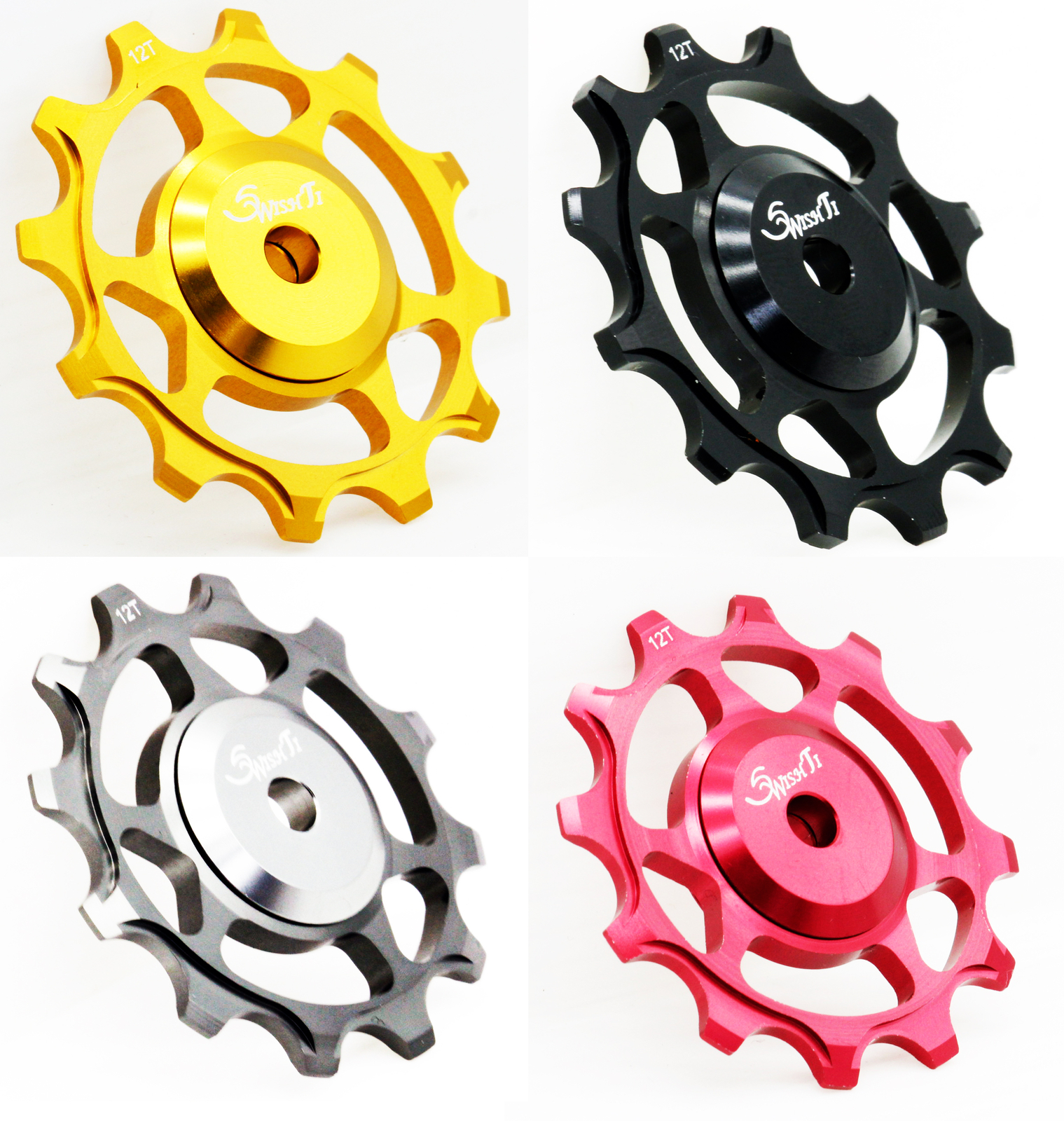 Swishti Narrow-Wide Bicycle Oversized Derailleur Pulley AL7075-T6 In 12T 14T 16T