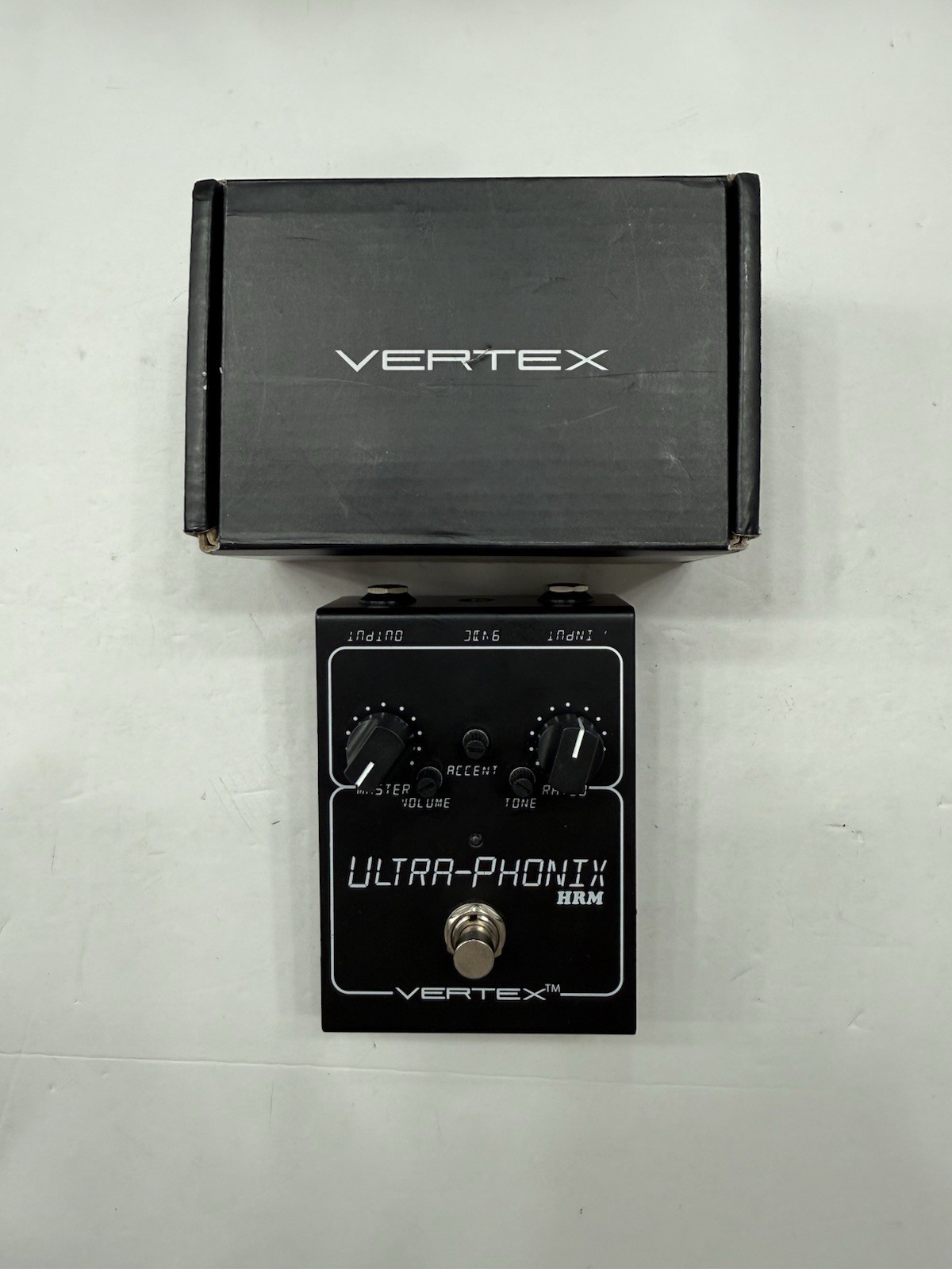 Vertex Effects Ultra Phonix HRM Overdrive Ultraphonix Guitar Effect Pedal + Box