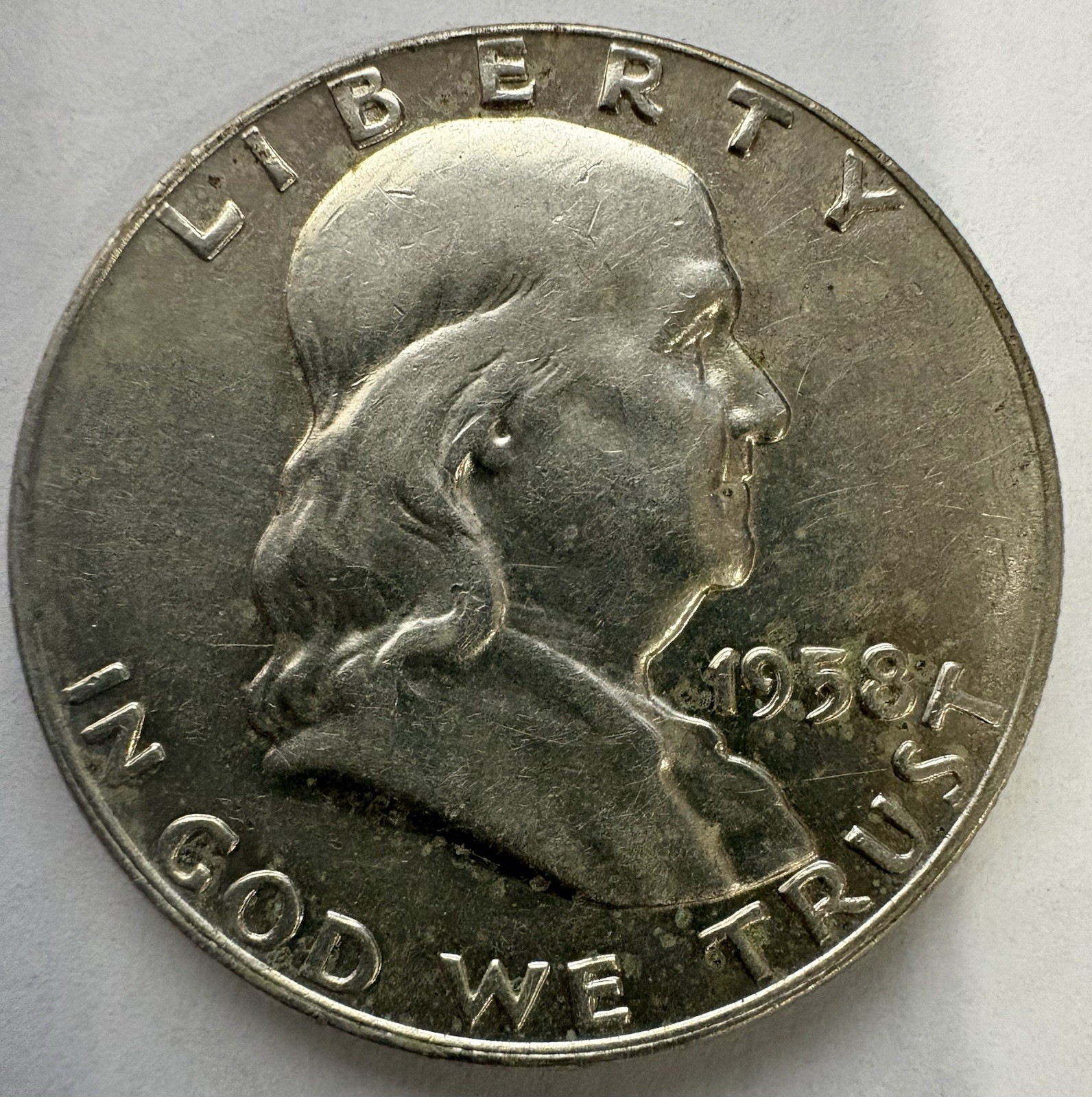 1958-D Franklin Half Dollar -