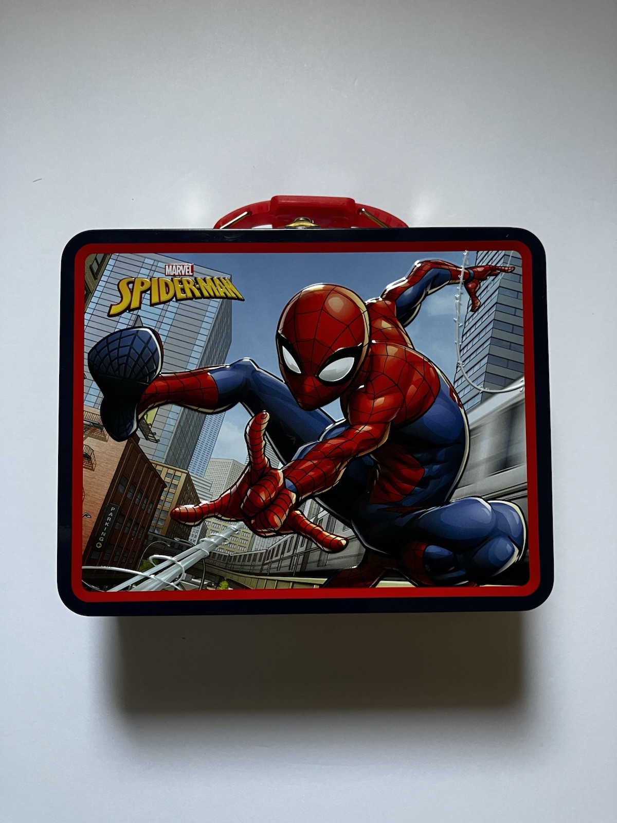Marvel Spider-Man Embossed Lunchbox by The Tin Box Company
