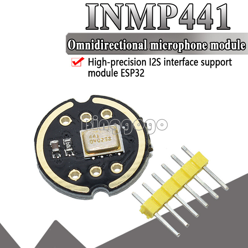 INMP441 Omnidirectional Microphone Module MEMS I2S Interface for ESP32 ESP-32