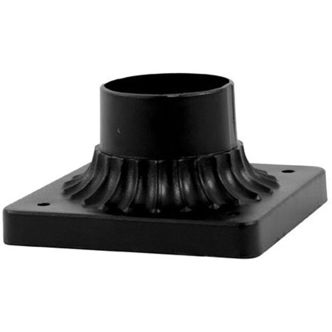 Dabmar Lighting BS222-B 3 in. Base Pier Mount Black