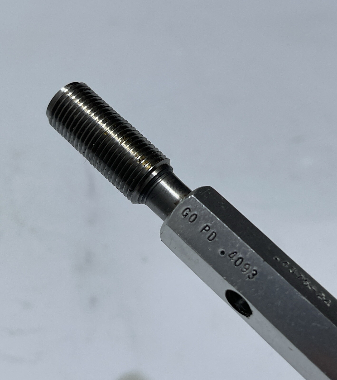 Swanson .4375-24 UNS-2A Set .4093 .4055 GO NO GO Threaded Gage
