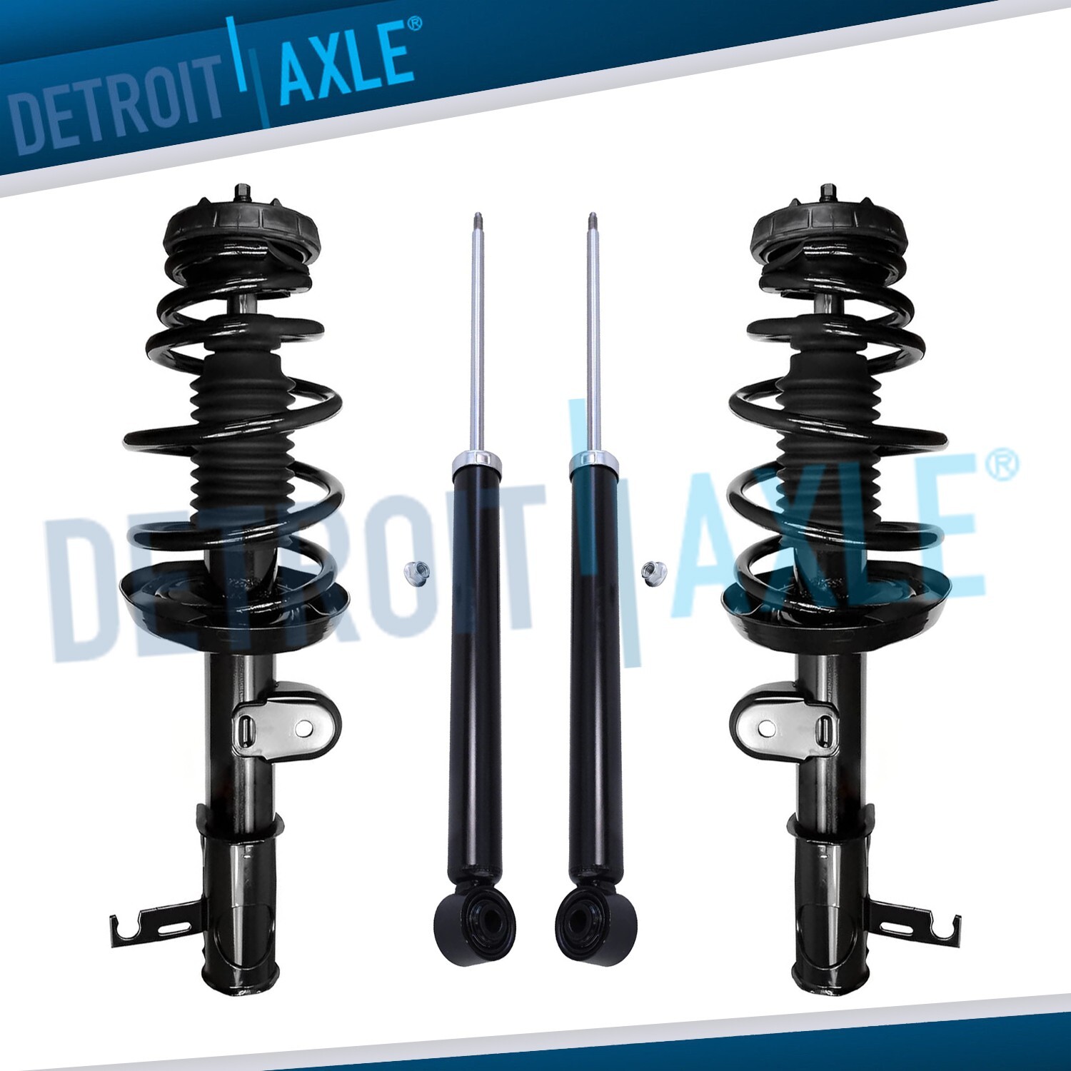 Front Struts Coil Springs Rear Shocks Absorbers for 2011 2012 Chevy Cruze Volt