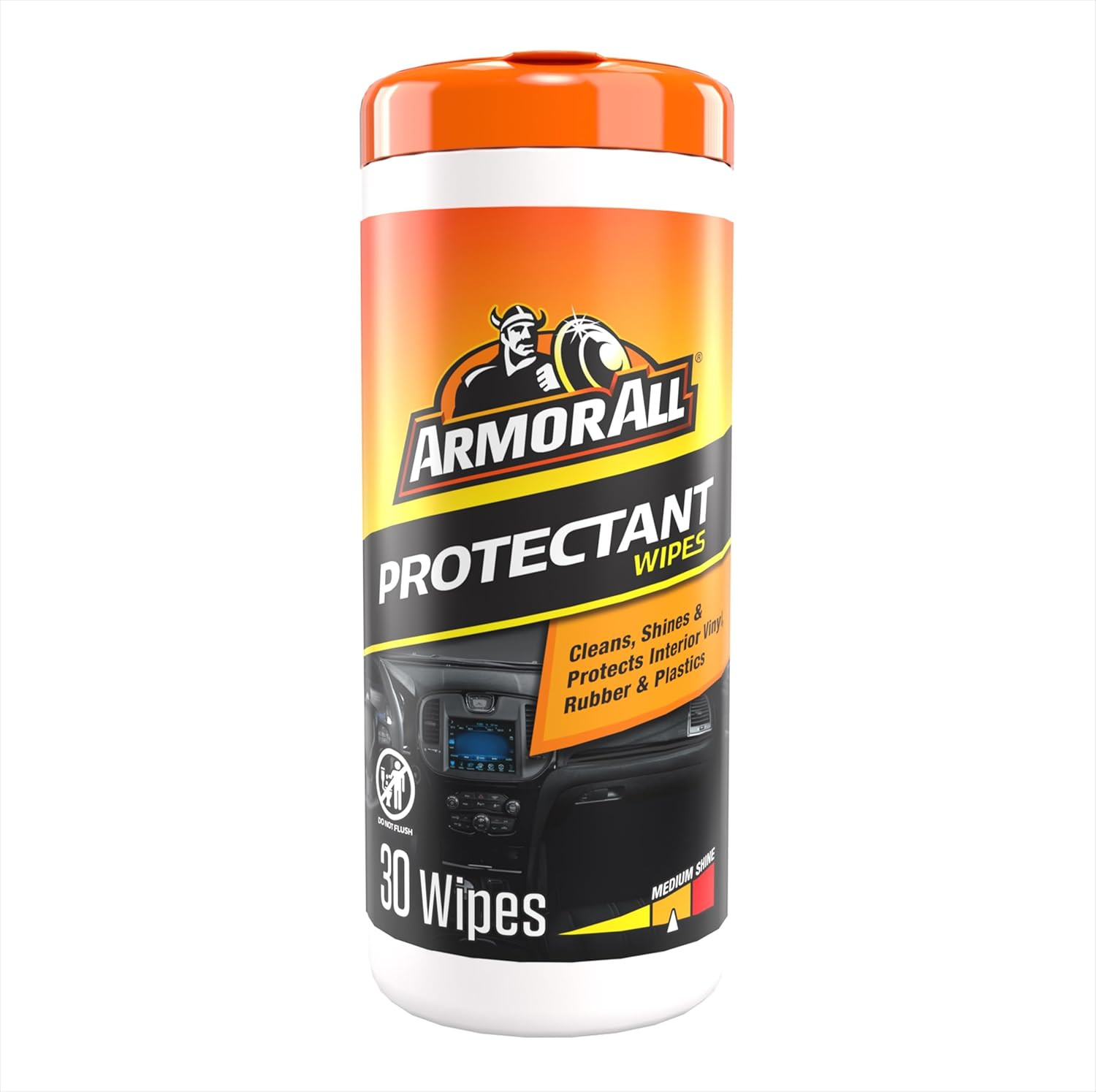 Original Protectant Wipes by Armor All, Car Interior Cleaner Wipes with UV Prote