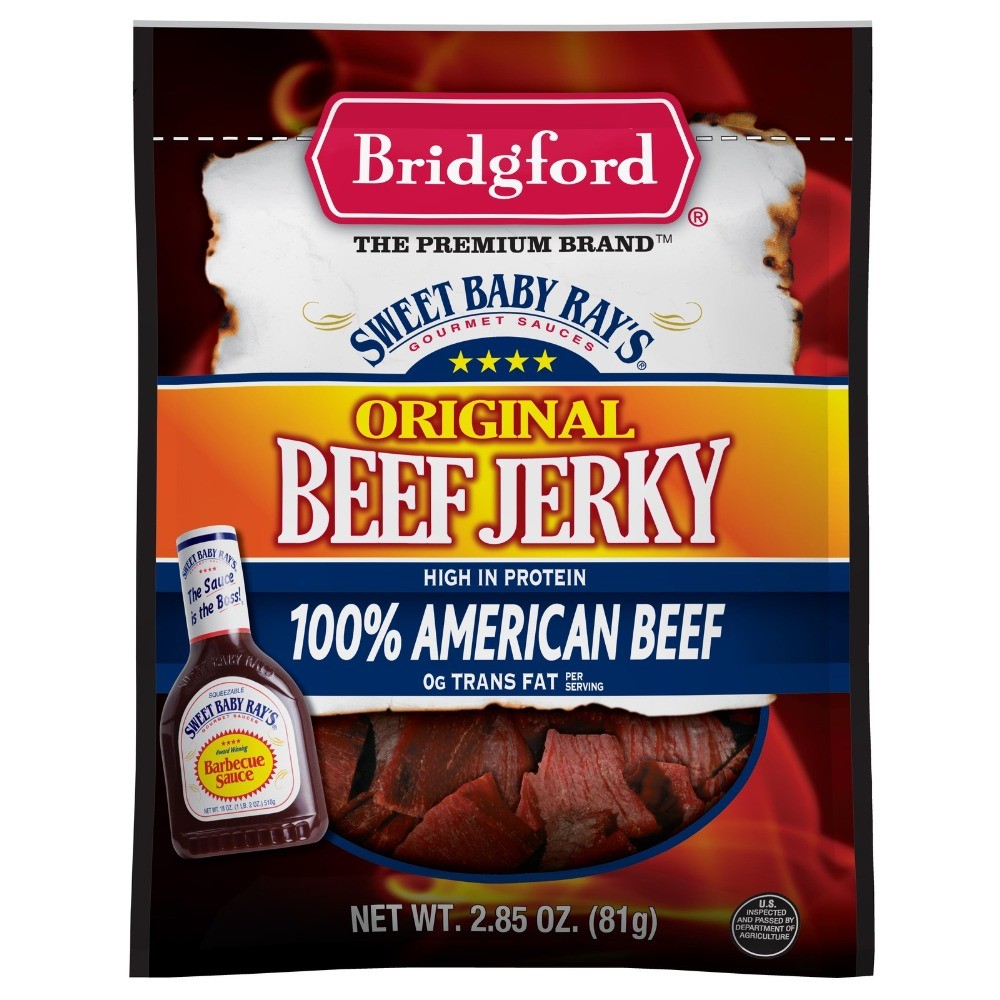 (3 pack) Bridgford Original Beef Jerky, 2.85 oz