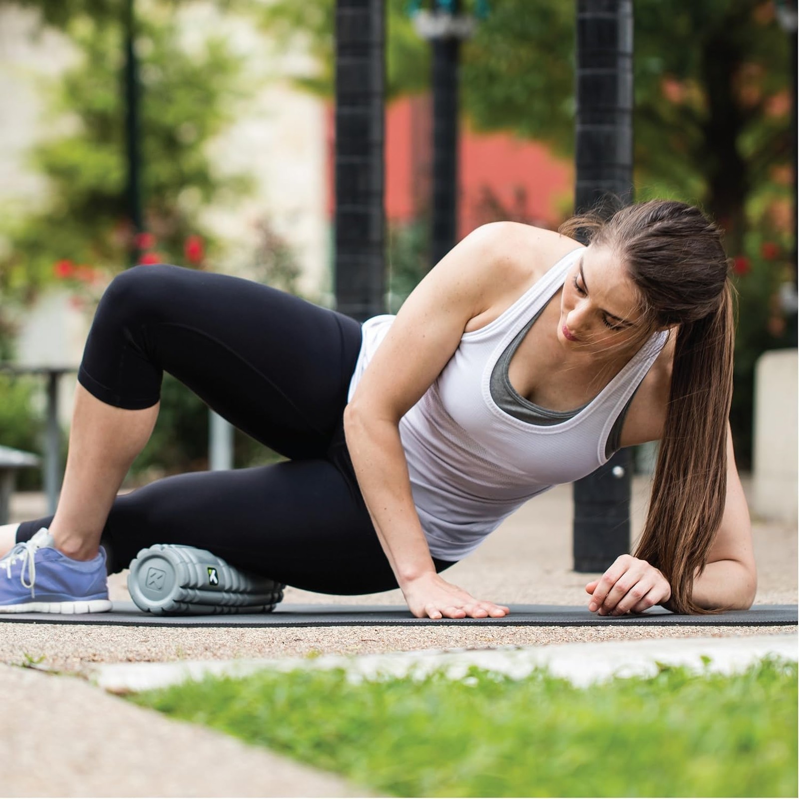 TriggerPoint CORE Foam Massage Roller with Multi-Density Grid Pattern for Muscle