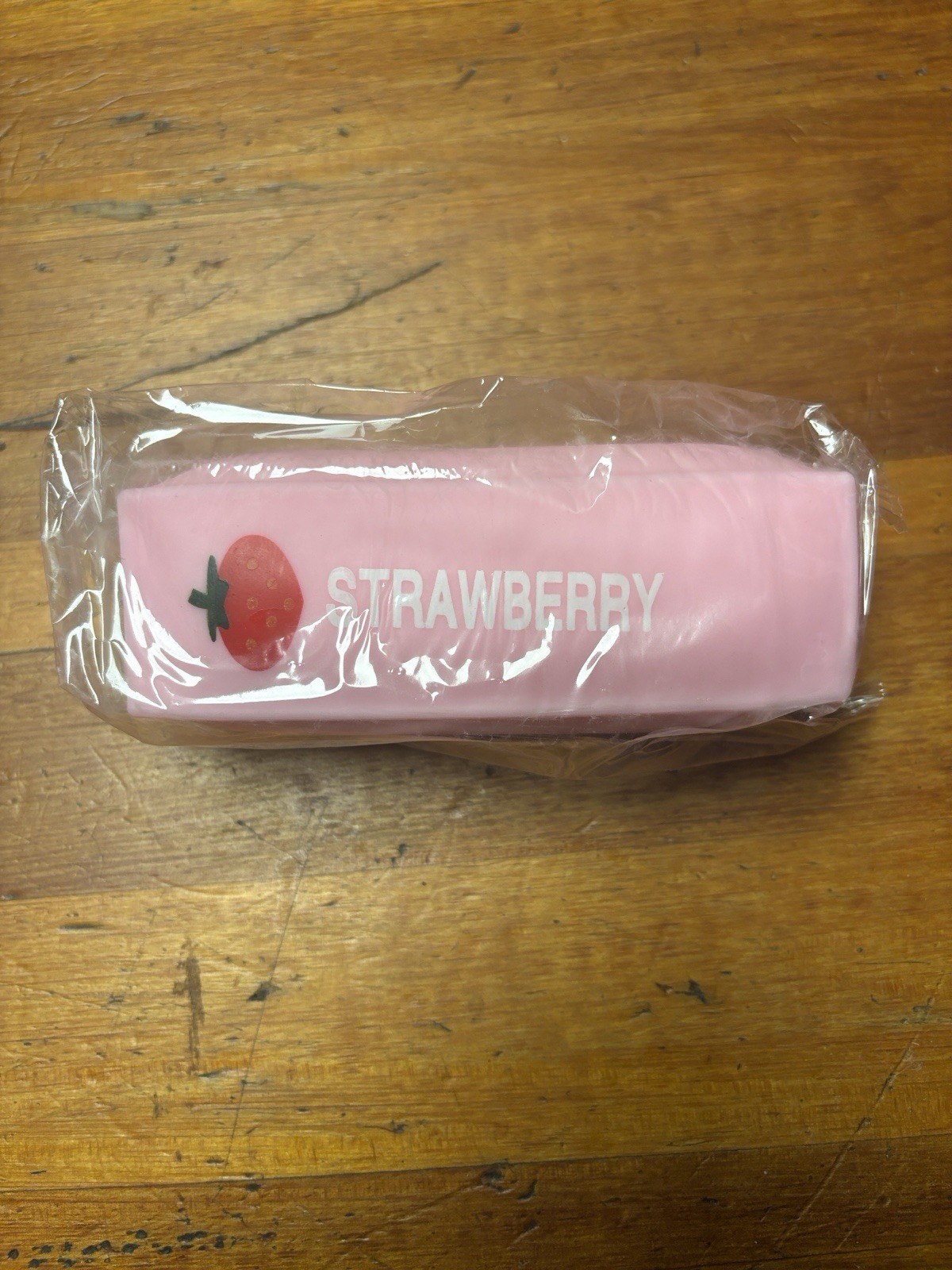 Pink Strawberry Butter Squishy NEW In Bag