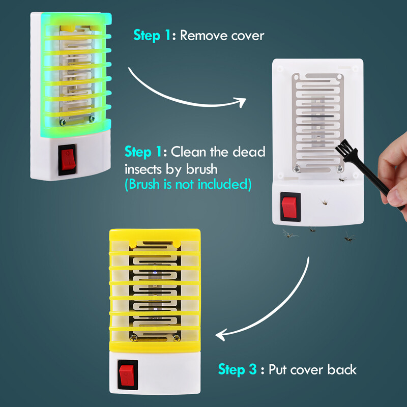Bug Zapper, Fruit Flies Trap, Electric Mosquito & Fly Zapper/Killer Wall Plug in
