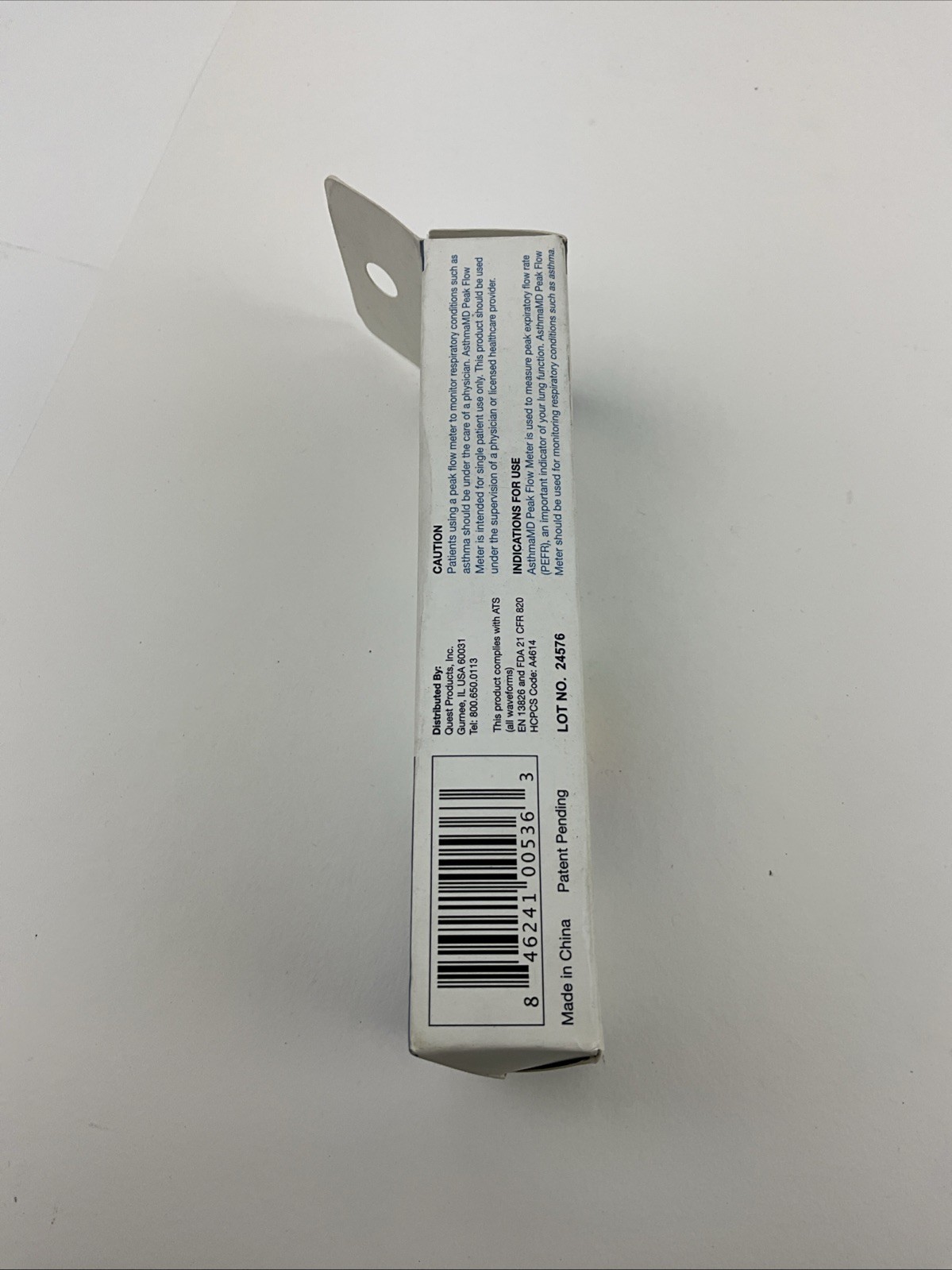 Quest AsthmaMD Lung Performance Peak Flow Meter (free shipping)