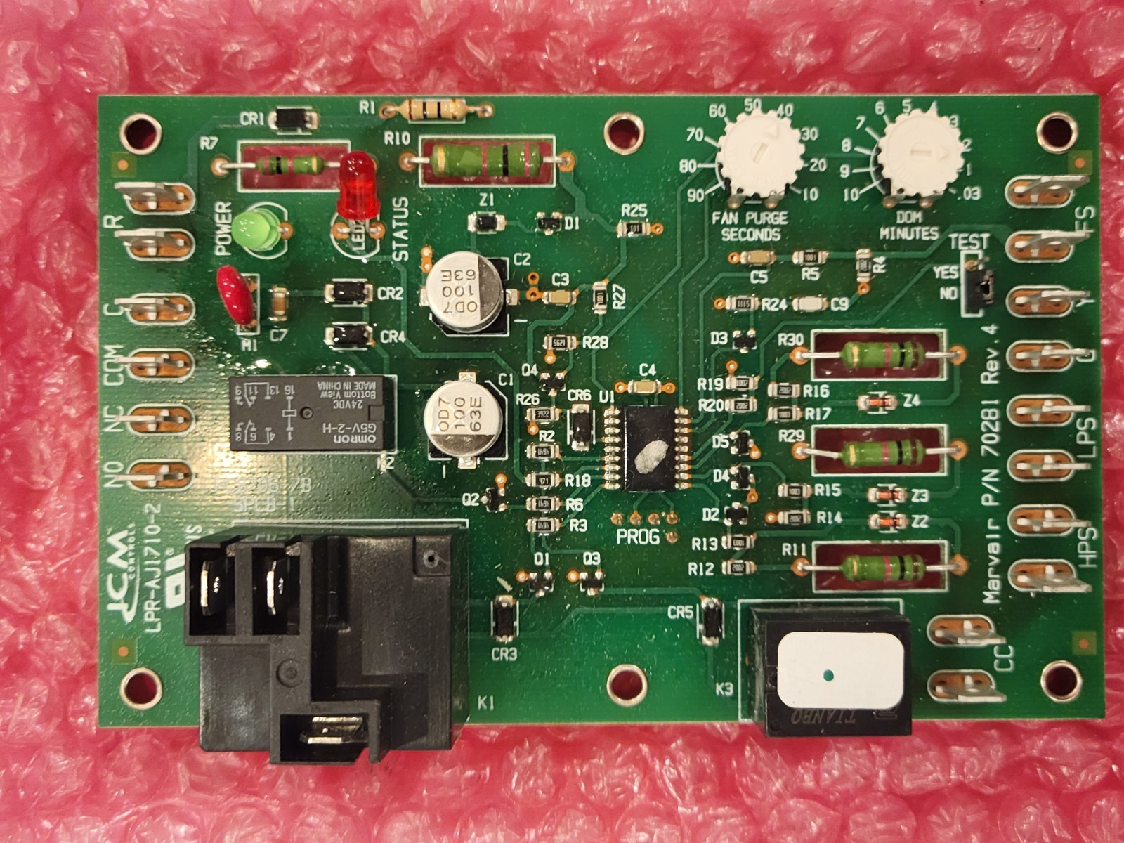 Marvair 70281 ICM LPR-AJ1710-2 Electronic Control Board Blower Relay ComPac HVAC