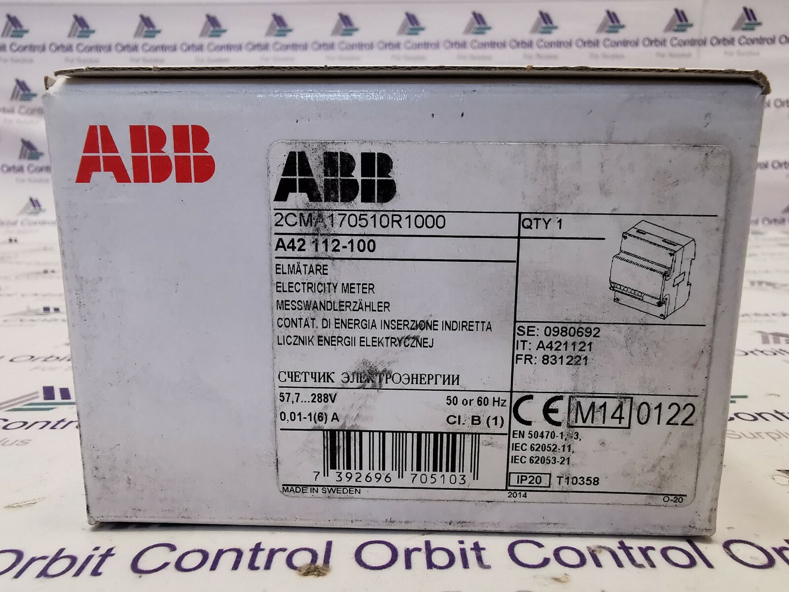 ABB  A42 112-100 ELECTRICITY POWER METER 2CMA170510R1000