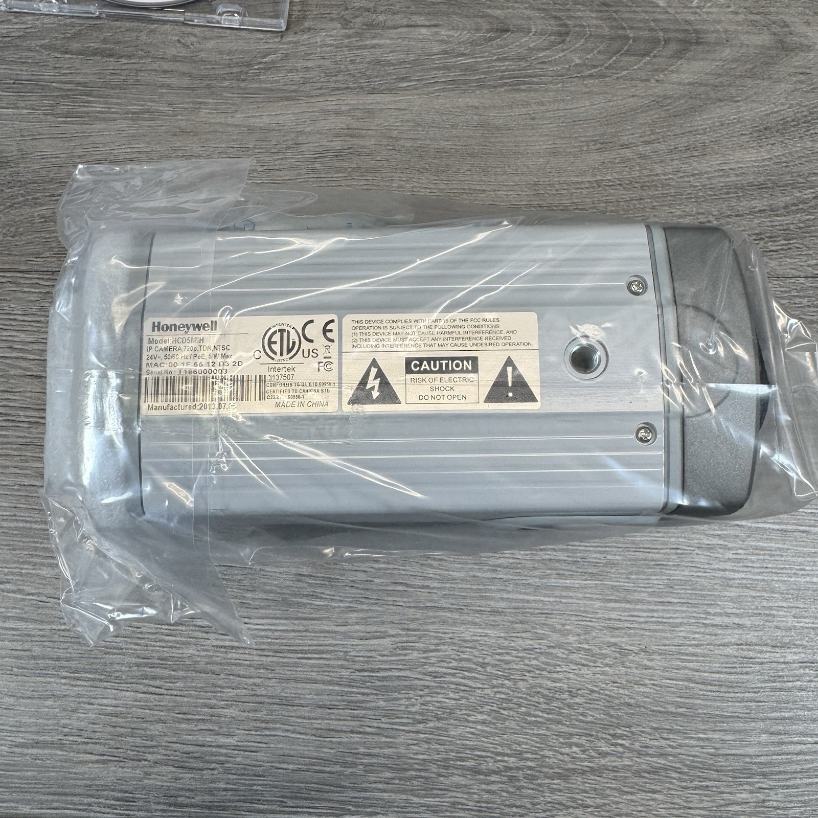 Honeywell HCD5MIH 720P TDN PAL NETWORK CAMERA