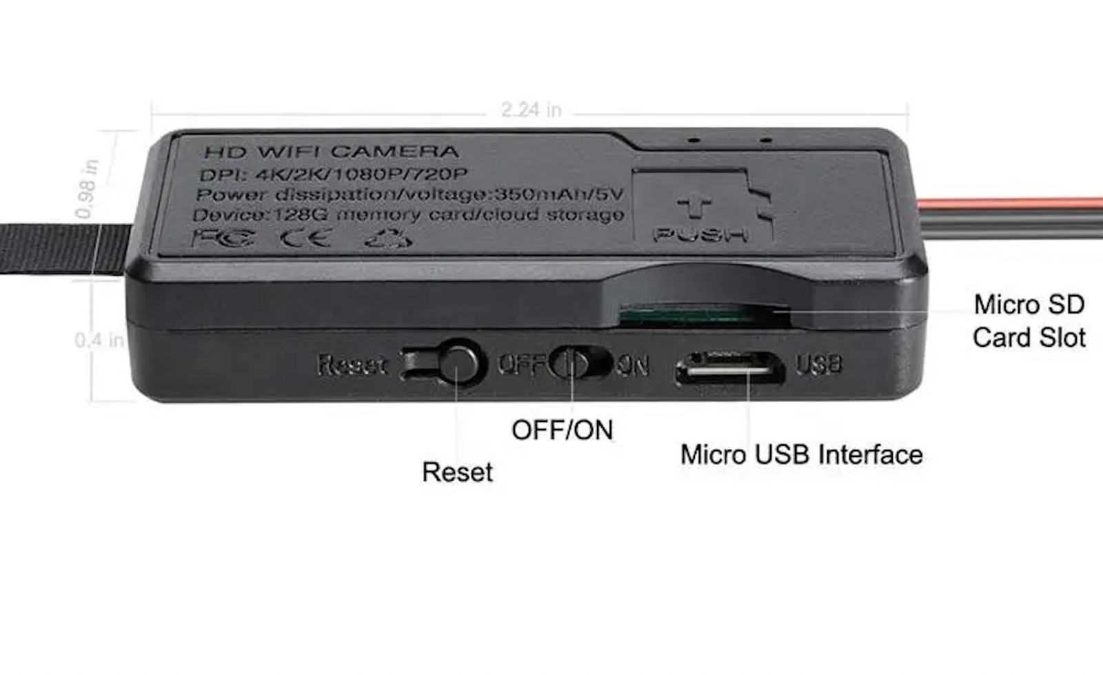 DIY Camera Module WiFi 2K 4K HD View Options Motion Detection