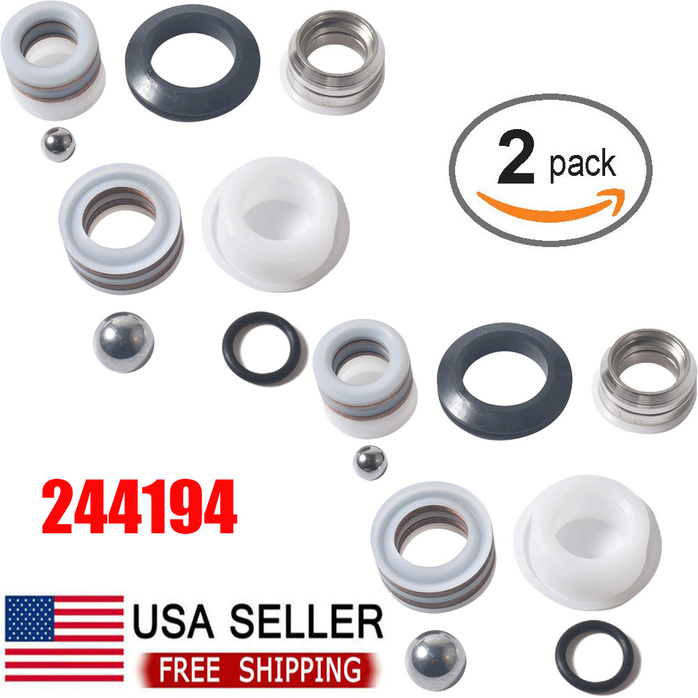 2*244194 Pump Repair Packing Kit Fit For Airless Paint Spray 390 395 490 495 595