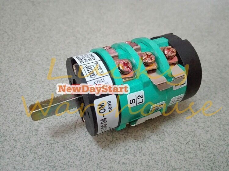 1PC - 13.00.04 BRETER Rotary Cam Switch 3 Positions 20A/21A 380V/400V AC~