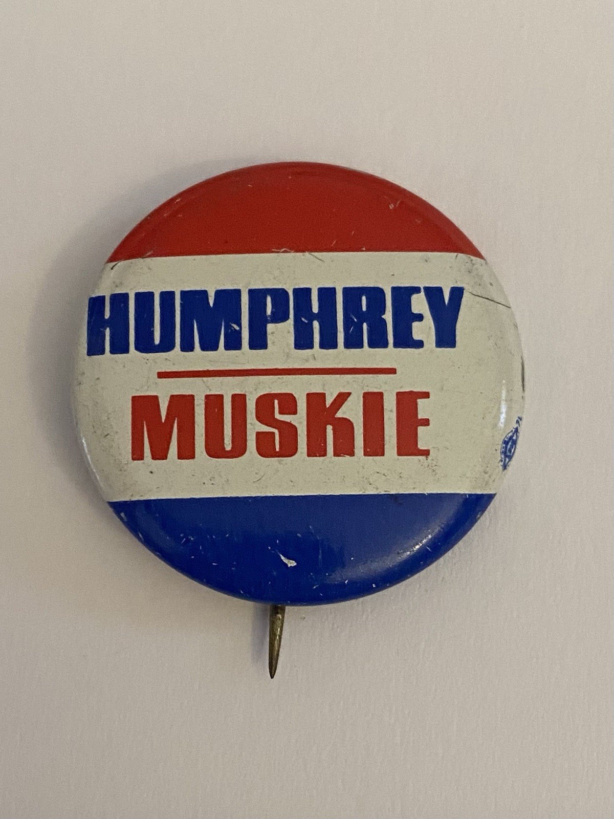 Humphrey Muskie Pin Back Button P31