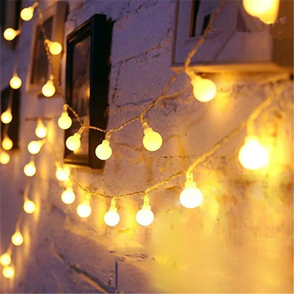 10M Small Ball Fairy Lights USB Battery Globe String Garden Wedding Christmas