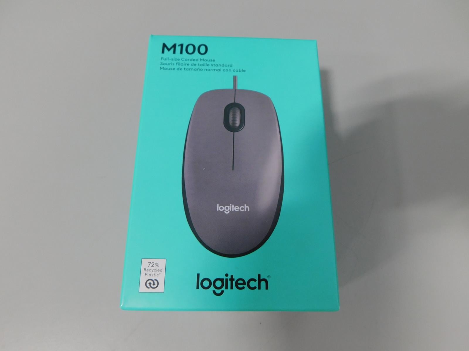 Logitech M100 Mouse - Corded USB Mouse