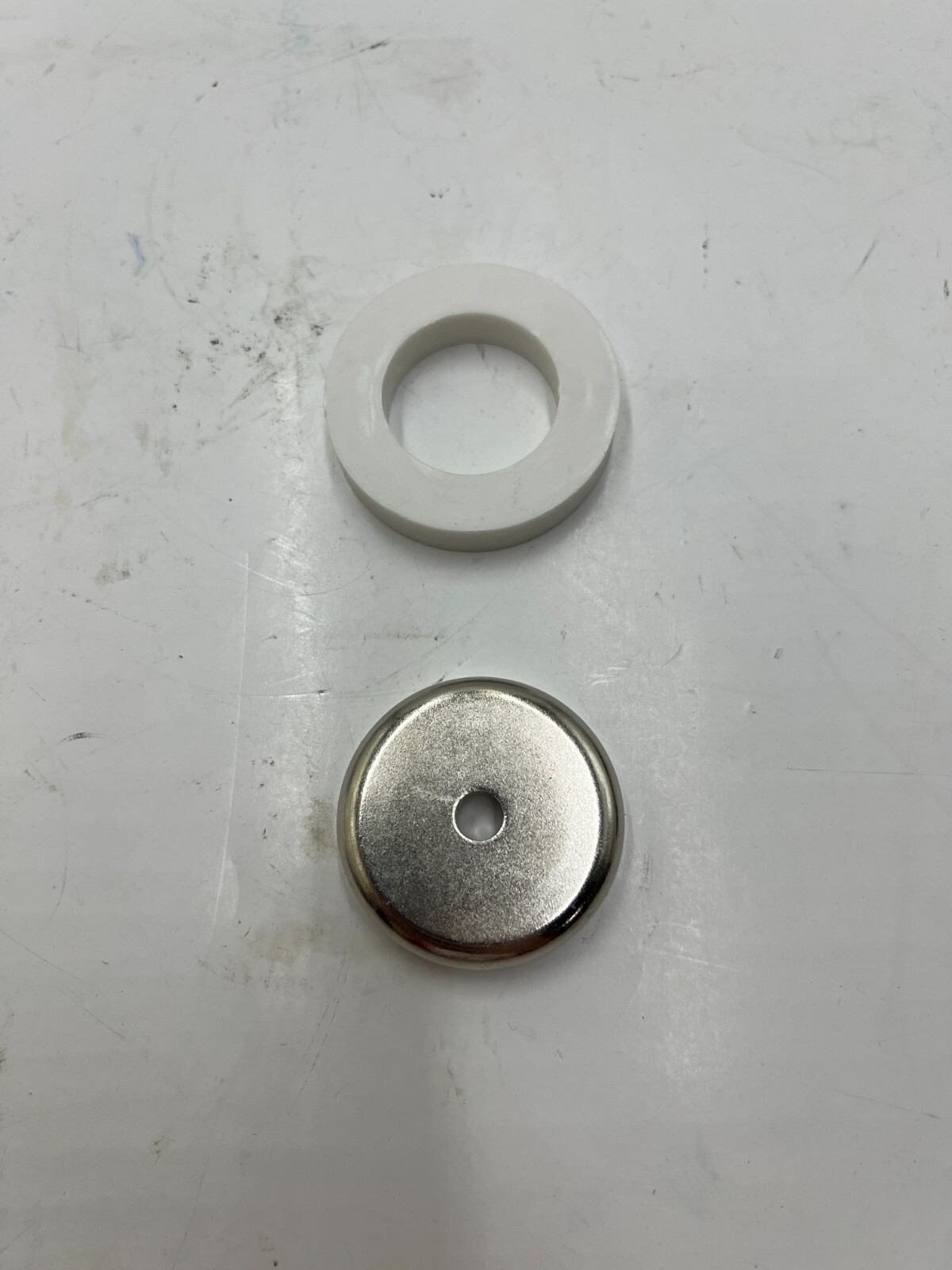 (QTY 2) Neodymium Countersunk Round Base Magnet Assembly NAC017500NBX