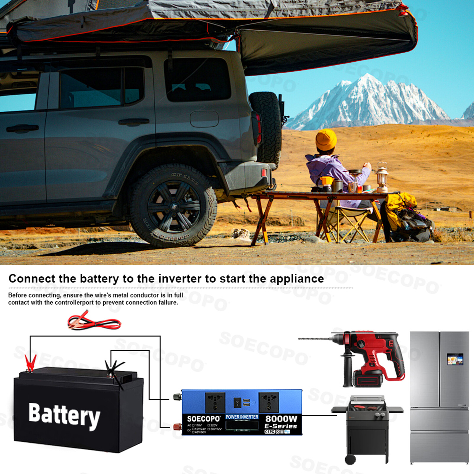 8000w 110v Solar Full Kit Inverter 300W Solar Panel Home 100A Controller System
