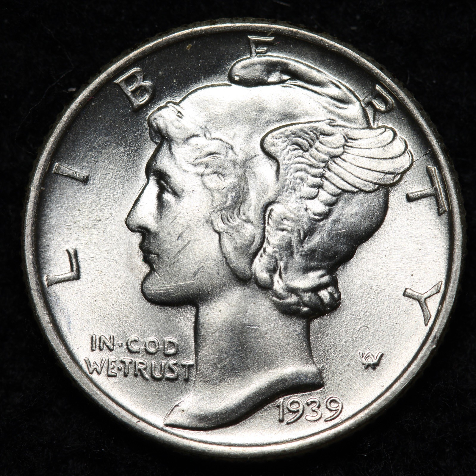 1939 Mercury Silver Dime BU *UNCIRCULATED* MS E325 AWTCQ