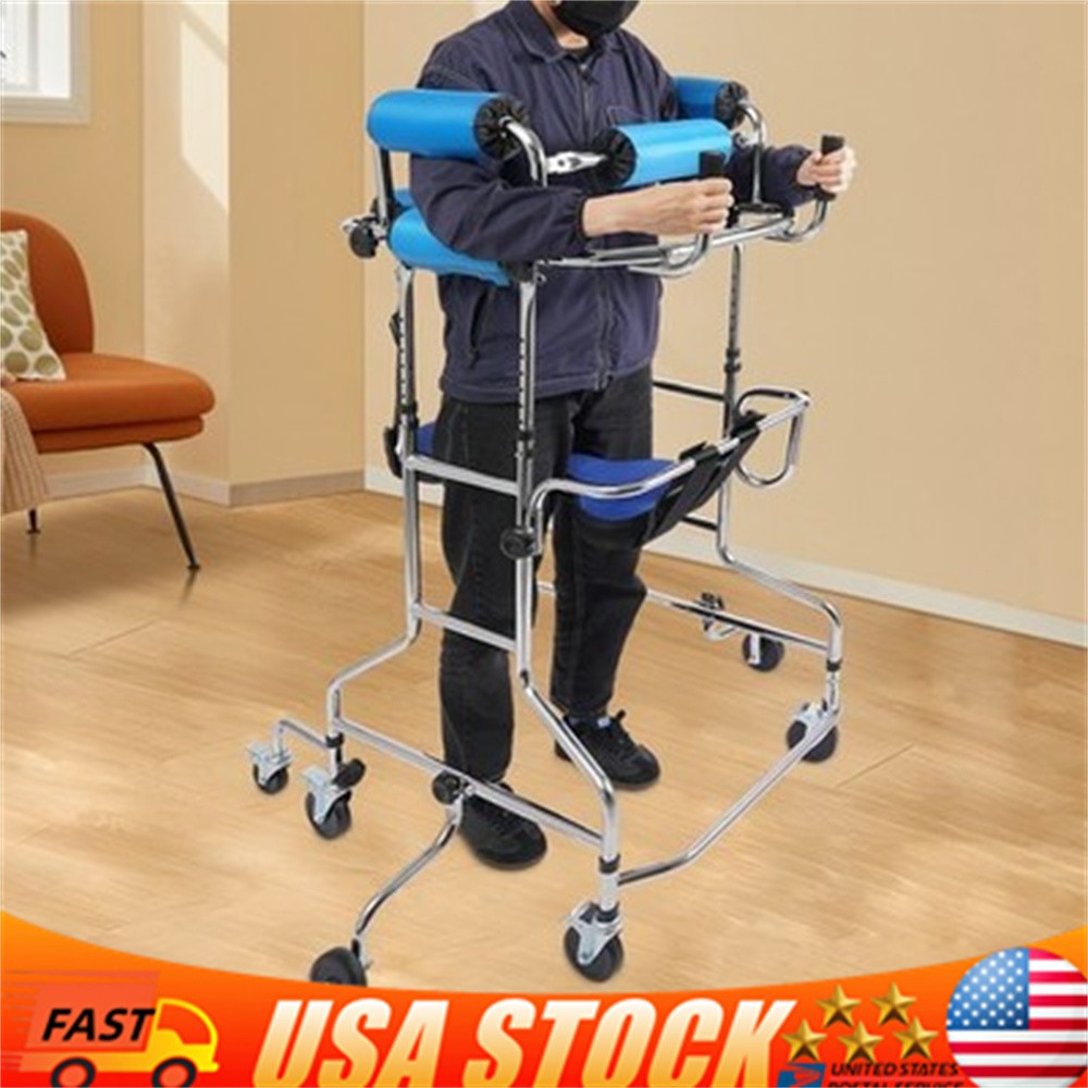 Adult Walker for Seniors Hemiplegia Rehabilitation Standing Frame,Anti Recline