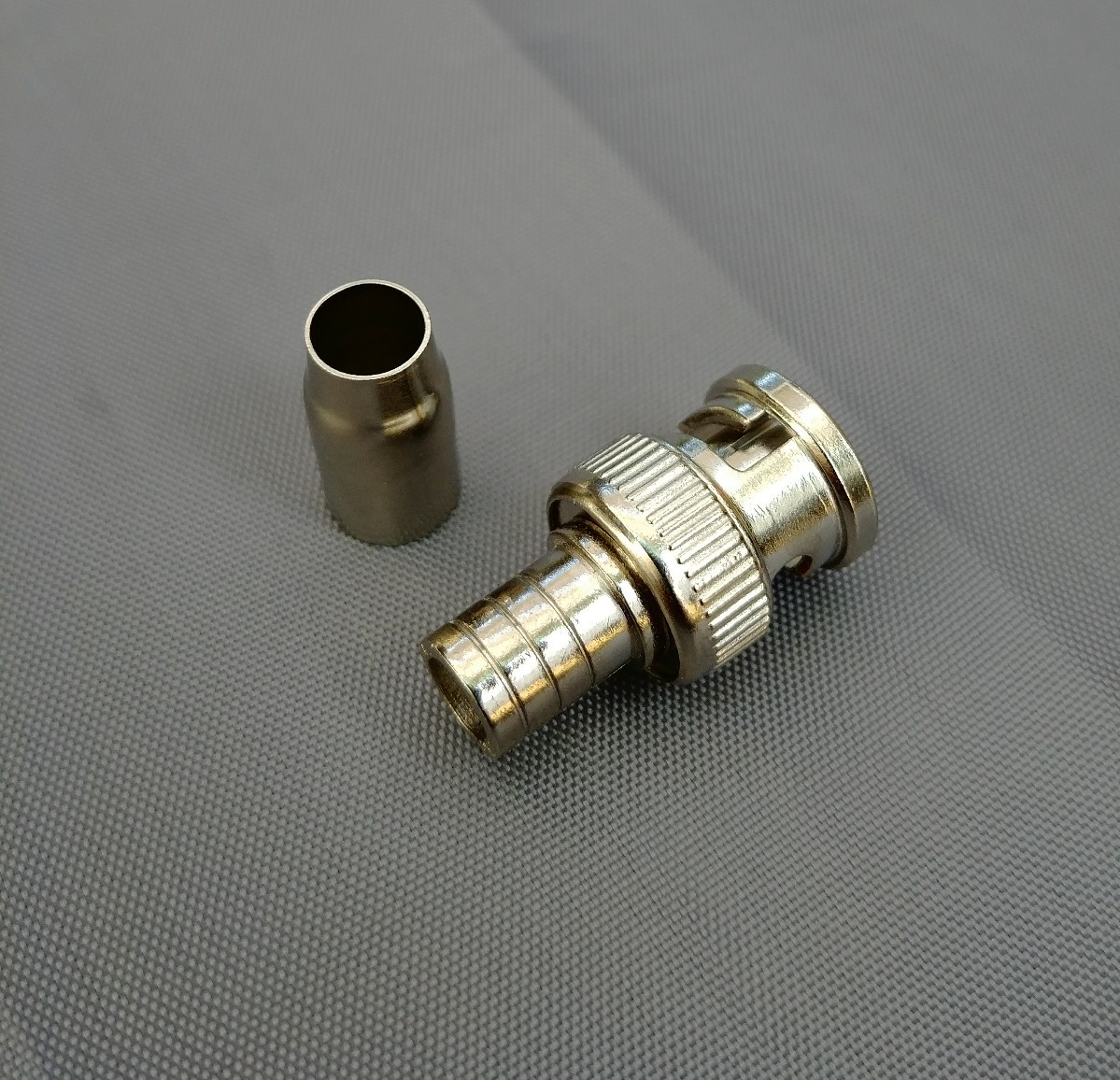 (10 PACKS) BNC Male 2-PC Crimp-On for RG59/U RG62/U Cable Connector- USA Seller