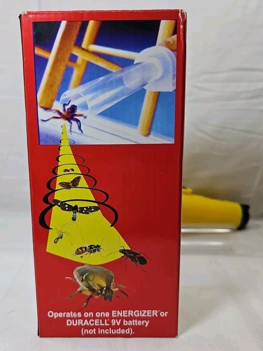 Sonic Technology Bug Buster, Battery Operated No Harm Bug Vac *Tested Working*!!