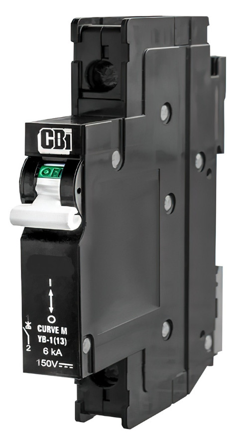 Midnite Solar MNEPV15-150-1PNP Breaker 15A 150VDC 1Pole DIN NON-POLARIZED