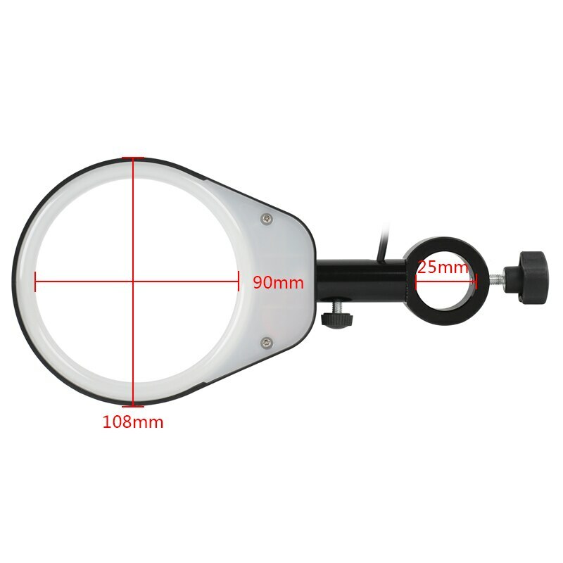 Dia.25mm Microscope Fill Light Adjustable Microscope LED Ring Light Lnstallation