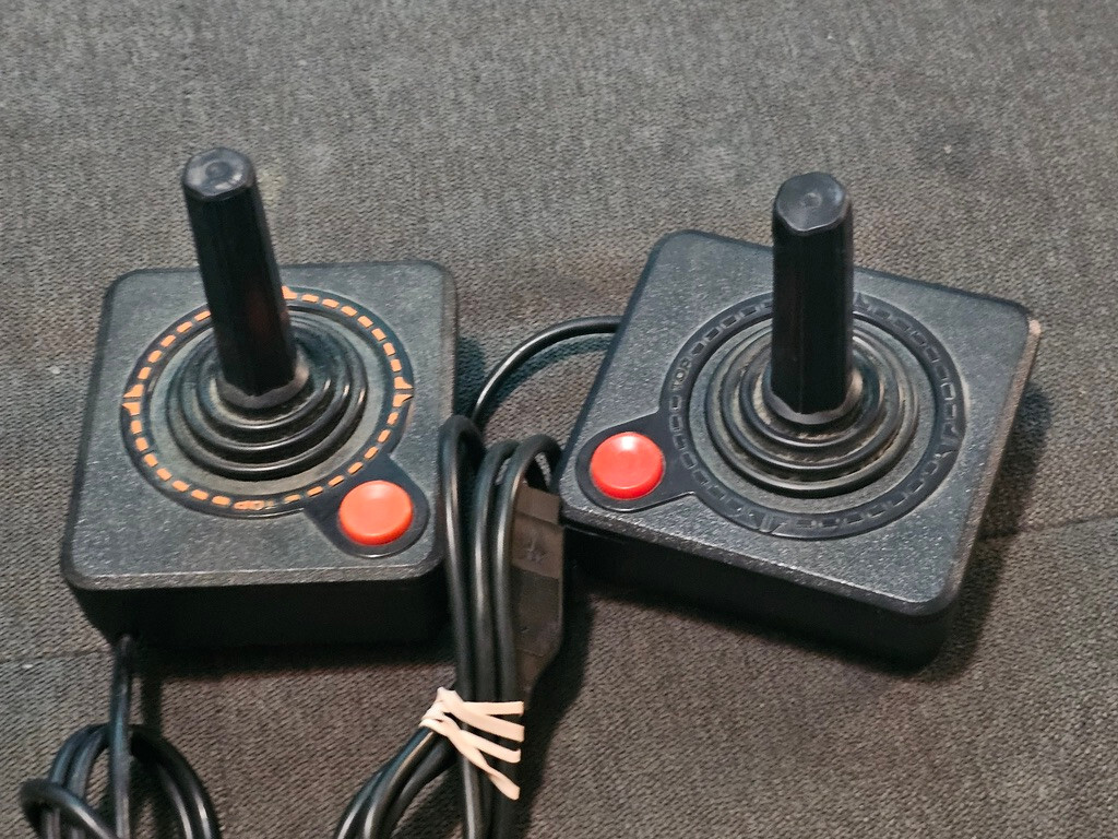 LOT OF 2 Original OEM Atari 2600 -CX40 Joystick Controller Accessory Tested