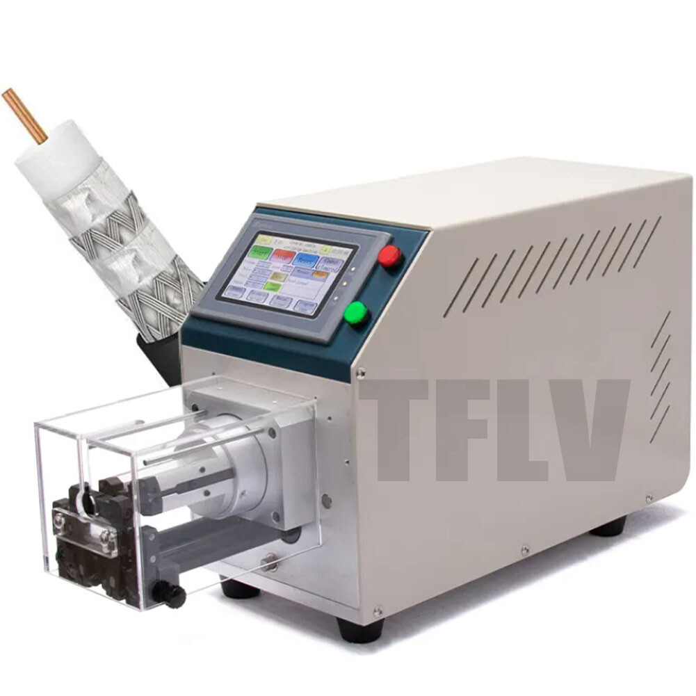 Semi-automatic Coaxial Stripping Machine Multi-layer Rotary Stripping Machine