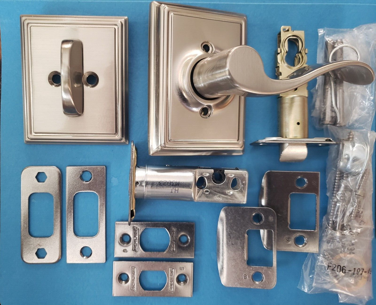 Schlage F59 ACC 619 ADD LH Accent Left Handed Single Cylinder Interior Pack Nick