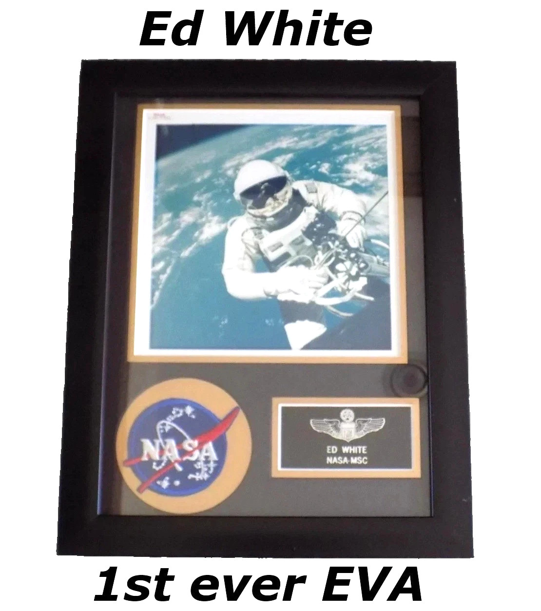 Gemini 4 NASA Original Type 1 Photograph Red Number - Ed White 1st Ever EVA