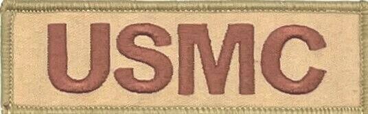USMC MILITARY MARINE CORPS MOTORCYCLE VEST  EMBROIDERED IRON ON PATCH L-12