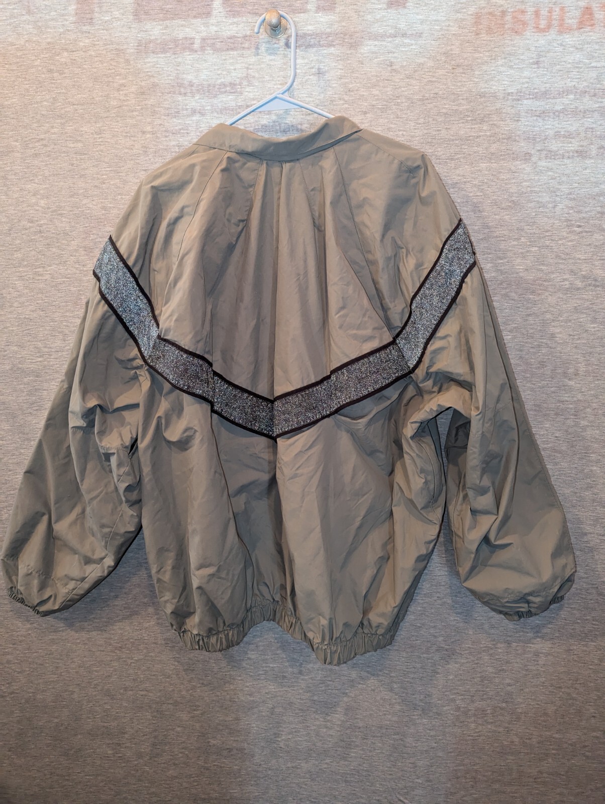 Army IPFU Jacket Size XL Reflective PT Lined WindBreaker Gray 8415-01-465-4811