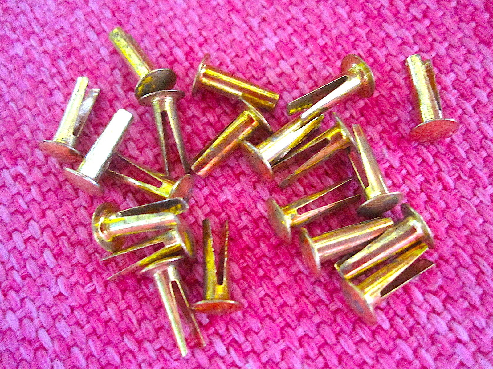 Brass Cymbal Split Rivets (Pack of 20)