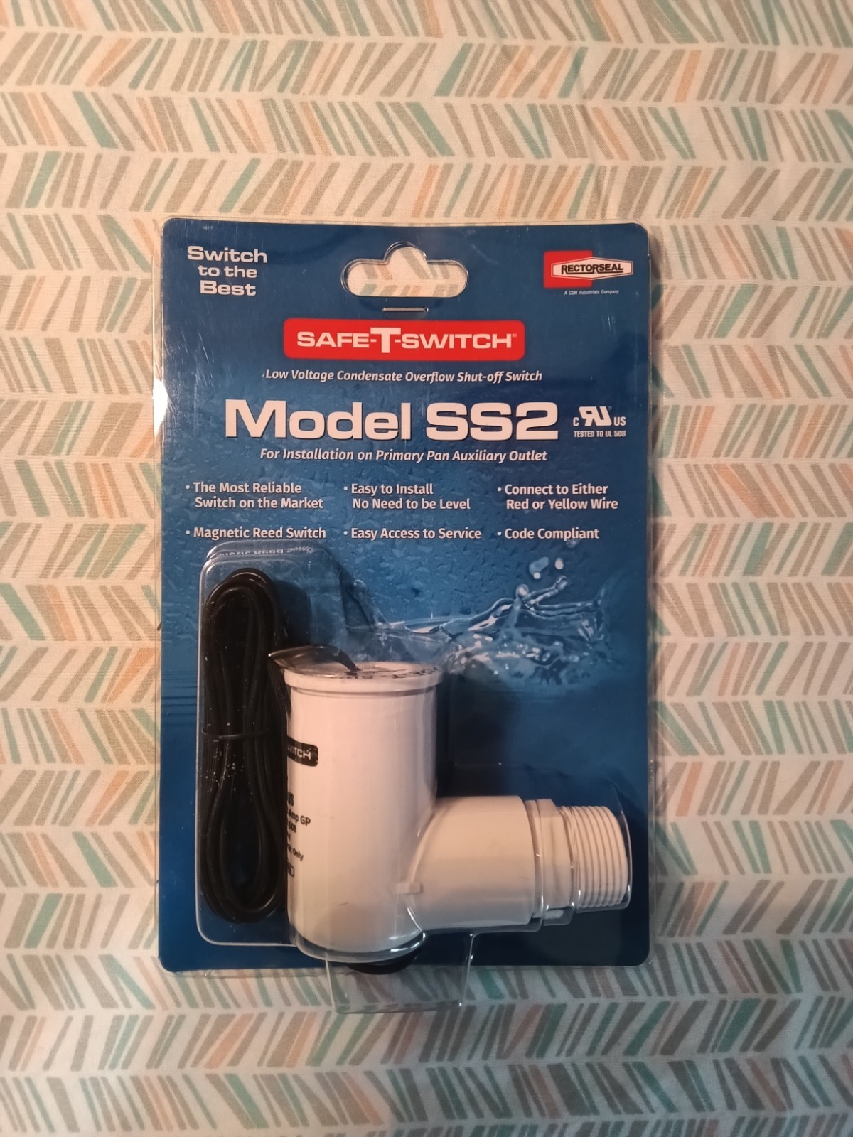 Rectorseal Safe-T-Switch SS2 - White, Product # (97637) NEW IN BOX