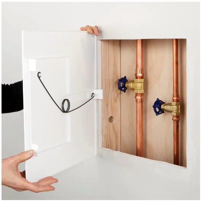 14x14" Adjustable Spring Loaded Plastic Access Panel