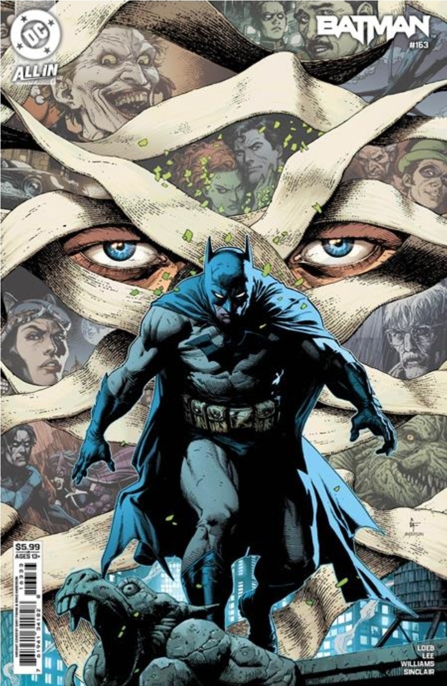 BATMAN #163 GARY FRANK VARIANT COVER DC COMICS PRE-SALE 5/27/2026