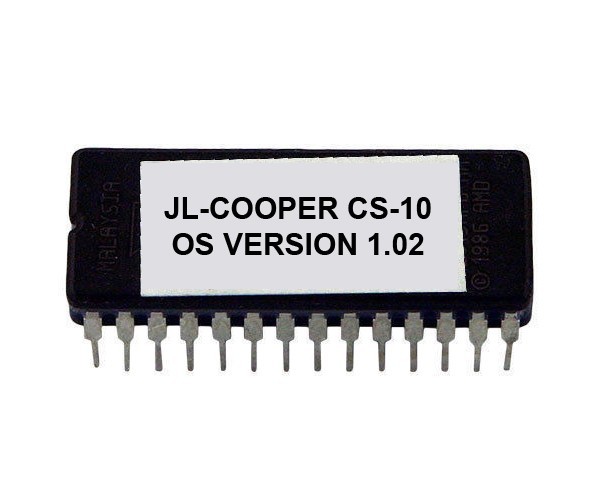 JL Cooper CS-10 Eprom Firmware Version 1.02 OS Update CS10 Control Station Rom