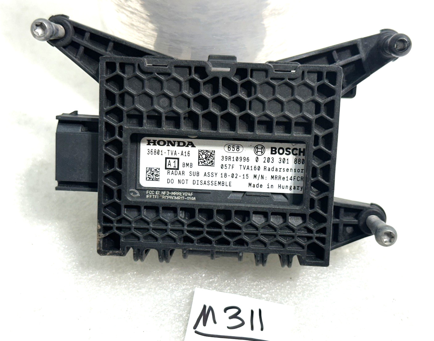 2018 2019 2020 Honda accord OEM Cruise Control Distance Sensor 36801-TVA-A16