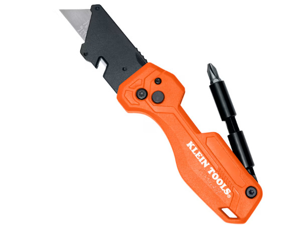 Klein Tools Folding Utility Knife with Driver Screwdriver Tool
