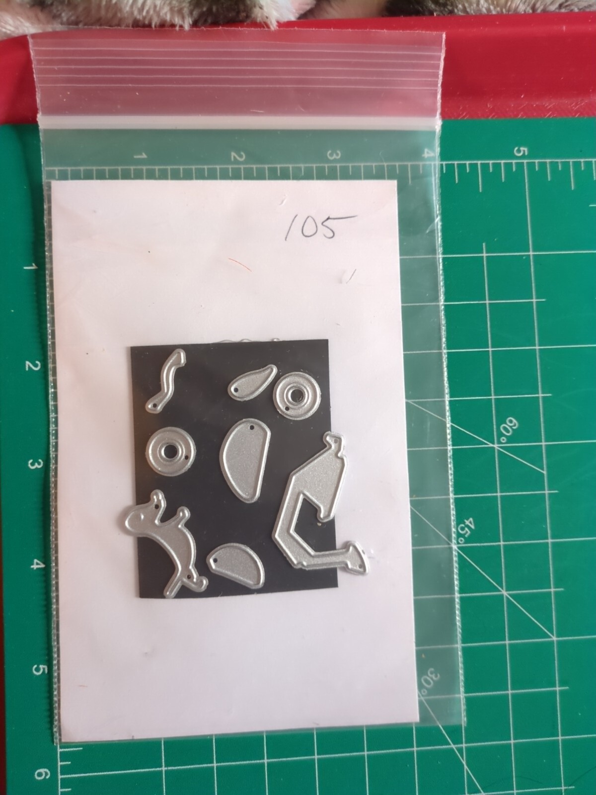 Used Thin Metal Die Cut Tol 4 Sizzix & Spellbinder 105 Dog Driving Vespa Scooter