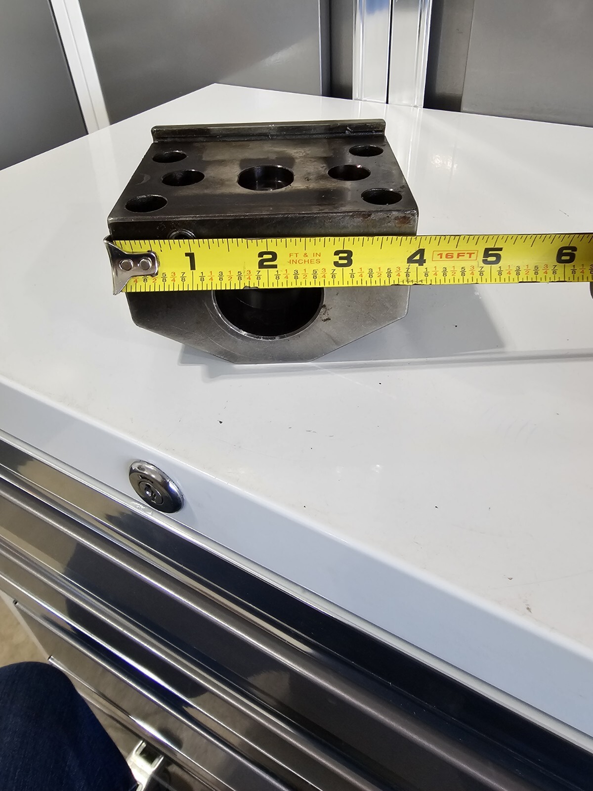 1-1/2" ID TURRET TOOL BLOCK OKUMA LB 80MM x 45MM SIMILIAR TO TRUDEX A118-8435