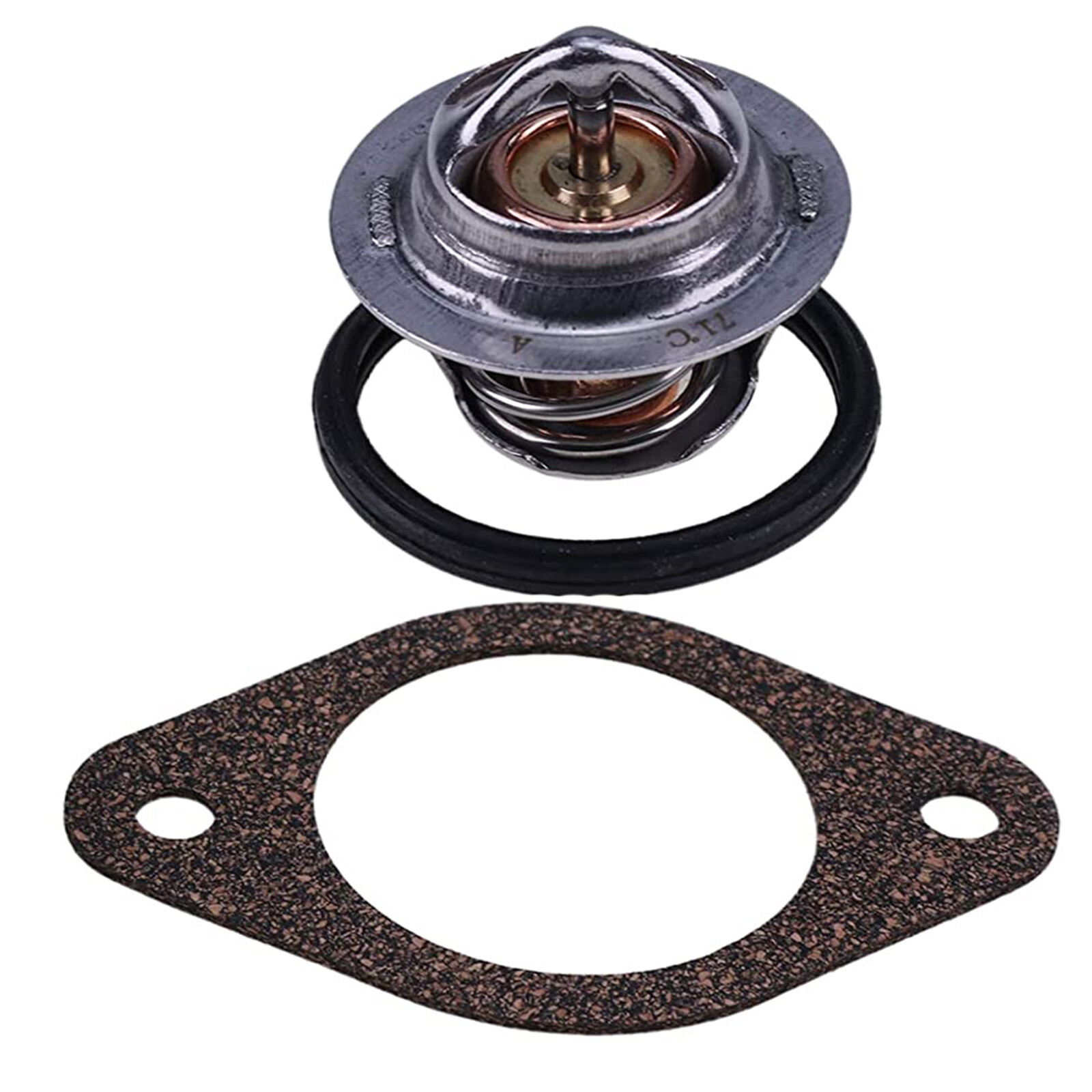 71°C /160°F Thermostat w/Gasket For Ford New Holland 1110 1210 1310 1510 1710